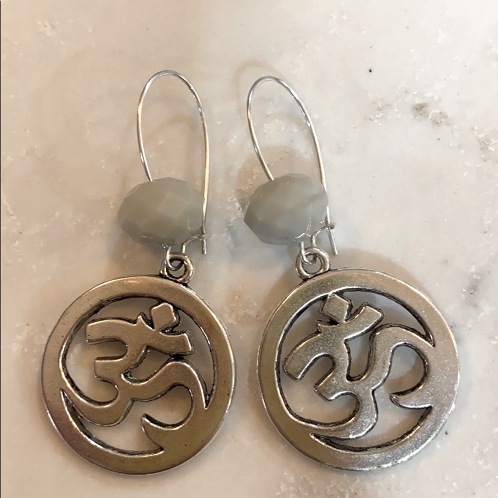 Om Namaste Yoga Earrings